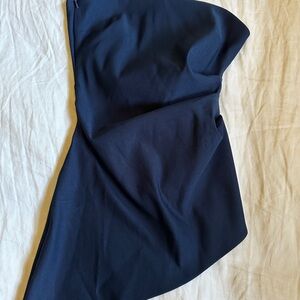 NWT Zara Asymmetric Strapless Top